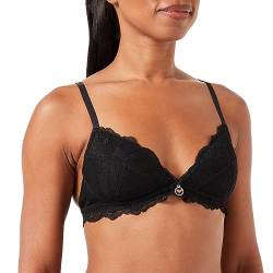 Emporio Armani Damen Emporio Armani Women's Triangle Eternal Lace Padded Bra, Schwarz, XL EU von Emporio Armani