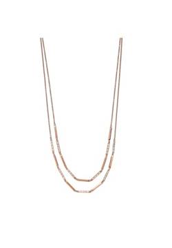 Emporio Armani Damen Halskette mehrreihig Sterlingsilber roségoldfarben, EG3451221 von Emporio Armani