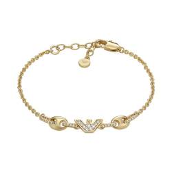 Emporio Armani Damenarmband Metall goldfarben, EGS3059710 von Emporio Armani