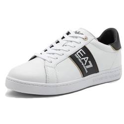 Emporio Armani EA7 Herren Classic Sneaker White - Black 44 EU von Emporio Armani