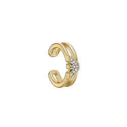Emporio Armani Ear-Cuff-Ohrringe für Damen Metall goldfarben, EGS3046710 von Emporio Armani
