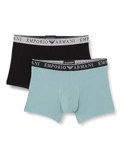 Emporio Armani Herren Emporio Armani Men's 2-pack Endurance Trunks, Black/Artic, M EU von Emporio Armani