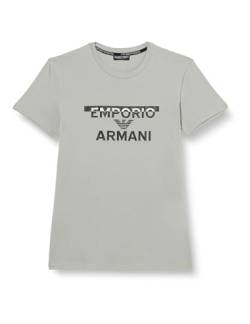 Emporio Armani Herren Emporio Armani Men's Crew Neck T-shirt Megalogo T Shirt, Pebble, M EU von Emporio Armani