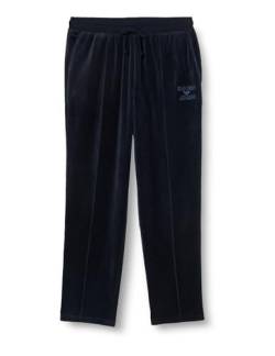 Emporio Armani Herren Emporio Armani Men's Jacquard Chenille Trousers With Pintuck Detail And Bold Logo Sweatpants, Marine, L EU von Emporio Armani
