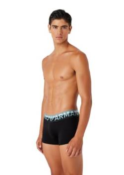 Emporio Armani Herren Emporio Armani Men's Megalogo Trunks, Schwarz, L EU von Emporio Armani