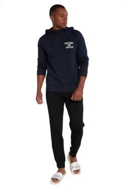 Emporio Armani Herren Emporio Armani Men's Sweater Iconic Terry Sweatshirt, Marine, M EU von Emporio Armani