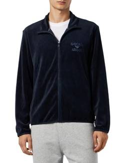 Emporio Armani Herren Emporio Armani Men's Sweater Jacquard Bold Logo Chenille Sweatshirt, Marine, L EU von Emporio Armani