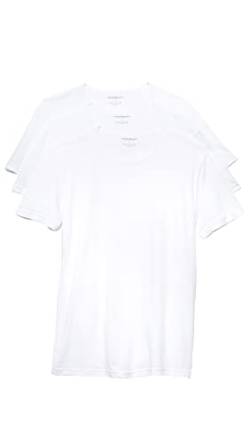 Emporio Armani Herren Men's Cotton Crew Neck T-Shirt, 3-Pack Unterhemd, Wei, X-Groß (3er Pack) von Emporio Armani