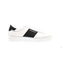 Emporio Armani Herren Sneaker White - Black 44 EU von Emporio Armani