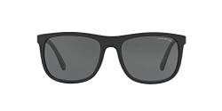 Emporio Armani Herren Sonnenbrille 0EA4079, Schwarz (Matte Black 504287), Large (Herstellergröße: 57) von Emporio Armani