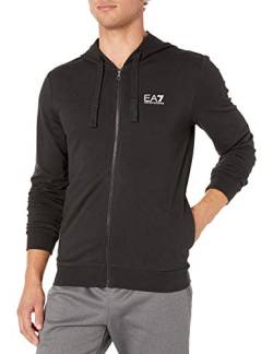 Emporio Armani Herren Train Core Hoodie Kapuzenpulli, schwarz, Large von Emporio Armani