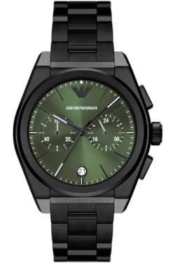 Emporio Armani Herrenuhr quarz/chrono Uhrwerk 43mm Gehäusegröße mit einem Edelstahlarmband AR11562 von Emporio Armani