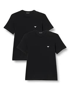Emporio Armani Men's 2-Pack Endurance T-Shirt, Black/Black, XL von Emporio Armani