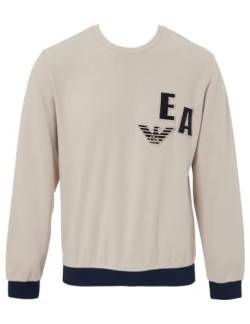 Emporio Armani Men's Corduroy Fleece Crew Neck Sweater, Rope, X-Large von Emporio Armani