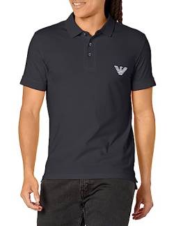 Emporio Armani Men's Essential Short Sleeve Polo Shirt, Black, S von Emporio Armani