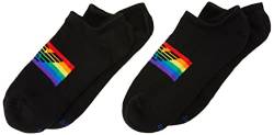 Emporio Armani Men's Gifting 2-Pack Footie Socks, Black, L/XL von Emporio Armani