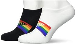 Emporio Armani Men's Gifting 2-Pack Footie Socks, Black/White, S/M von Emporio Armani