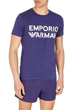 Emporio Armani Men's Logo Band Crew Neck T-Shirt, Eclipse, S von Emporio Armani