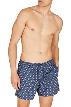 Emporio Armani Men's Micropattern Boxer Short Swim Trunks, Navy Micro Pattern, 52 von Emporio Armani