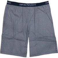 Emporio Armani Pyjamashorts Loungewear Schlafhose mit Jacquard-Muster und umlaufendem Markenschriftzug von Emporio Armani