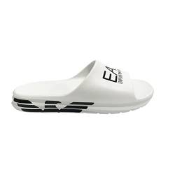 Emporio Armani Slipper Unisex EA7 White/Black US23EA16 XBP008 43 von Emporio Armani