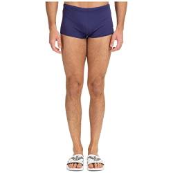 Emporio Armani Swimwear Herren Swimming Embroidery Logo Swim Trunks, Blue, 46 von Emporio Armani