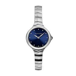 Emporio Armani Swiss Damenuhren , Zweizeiger Uhrwerk, 25mm Silbernes Edelstahlgehäuse mit Edelstahlarmband, ARS8002 von Emporio Armani