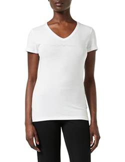 Emporio Armani Underwear Damen Iconic Cotton T-Shirt, Weiß A, XL von Emporio Armani