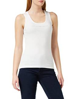 Emporio Armani Underwear Damen Tank Iconic Cotton T-Shirt, Weiß, M von Emporio Armani