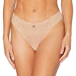 Emporio Armani Underwear Damen Thong Virtual Lace Unterwäsche, Pink, XS von Emporio Armani