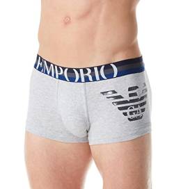 Emporio Armani Underwear Herren Men's Knit Trunk Badehose, Grau (Grigio Melange 00048), Medium (Herstellergröße:M) von Emporio Armani