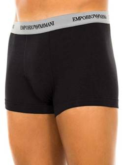 Emporio Armani Underwear Herren Retroshorts, Schwarz (Nero 00120), Medium (Herstellergröße: M) (3er Pack) von Emporio Armani