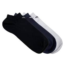 Emporio Armani Underwear Men's 3-Pack In-Shoe Socks, White-Black-Marine, L/XL von Emporio Armani