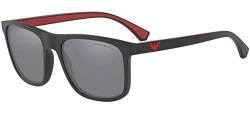 Emporio Armani Unisex 0ea4129 Sonnenbrille, Matte Black/Grey, One Size von Emporio Armani