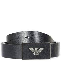 Emporio Armani WALFAI POULTE Bekleidung Accessoires Herren Black - 105 - Gürtel von Emporio Armani