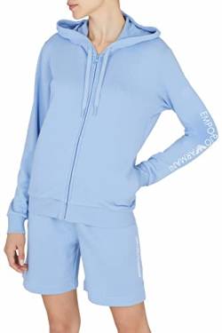 Emporio Armani Women's Iconic Terry Full Zip Jacket, Periwinkle, S von Emporio Armani