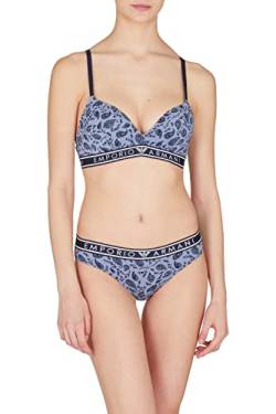 Emporio Armani Women's Printed Cotton Briefs, Marine/Paisley Pr, S von Emporio Armani