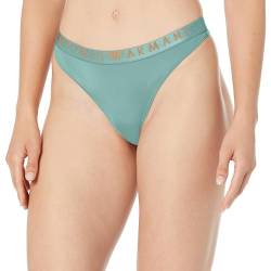 Emporio Armani Women's Thong Iconic Microfiber, Arctic, X-Large von Emporio Armani