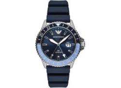 Quarzuhr EMPORIO ARMANI Armbanduhren blau Herren Hochzeitsmode von Emporio Armani