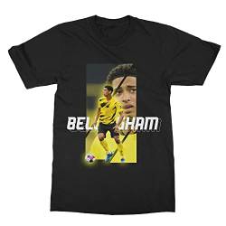 Bellingham Das Beste Fußballspieler Fan Design T-Shirt (Black, Klein) von Emprime Baski