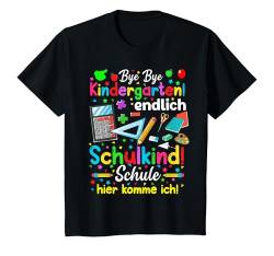 Kinder Cooler Einschulung Spruch Schulkind 2023 T-Shirt von Endlich Schulkind 2022 Geschenke von Lifua