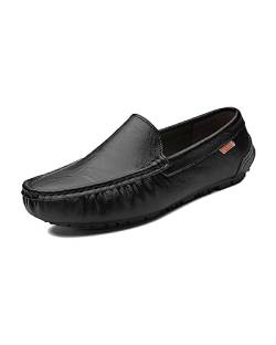 EndoraDore Herren Loafer Leder Fahren Schuhe Slip On Mokassins Mode Formale Schuhe Business Büro Kleid Loafer von EndoraDore