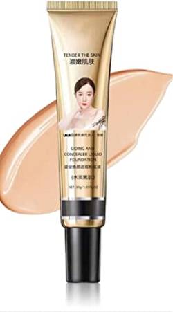 FV Concealer Foundation,Full Coverage Foundation,Concealer Lasting Nude Makeup Waterproof Long Moisturizing Long-lasting Primer Finishing Powder (Moisturizing) von Endxedio