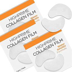 Korea Highprime Kollagenlöslicher Film, hellt Augenringe und Augenbeutel auf, Anti-Aging, glatte feine Linien und Falten, spendet Feuchtigkeit für die Haut (3 Box) von Endxedio