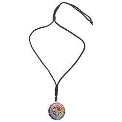 Energetic Orgonit Halskette mit Yantra-Anhänger, Halskette mit heiliger Geometrie, Halskette für Meditation und Gebet, Kristall + Harz von Energetic