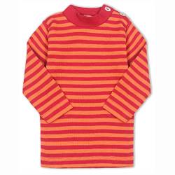 Baby-Shirt, langarm, Gr:-62/68 Farbe:-Kirschrot/Orange von Engel