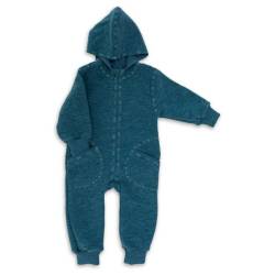 Engel - Baby-Overall mit Kapuze und Reißverschluss - Overall Gr 110/116 blau von Engel