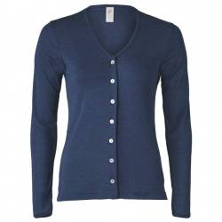 Engel - Damen Cardigan Feinripp - Wolljacke Gr 42/44 blau von Engel