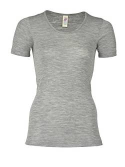 Engel Damen Kurzarm Unterhemd,Grey Melange,EU 42/44 von Engel