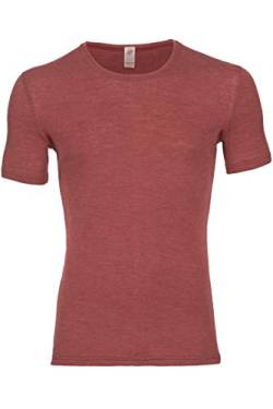 Engel Natur, Herren T-Shirt, Wolle und Seide (46-48, Kupfer) von Engel